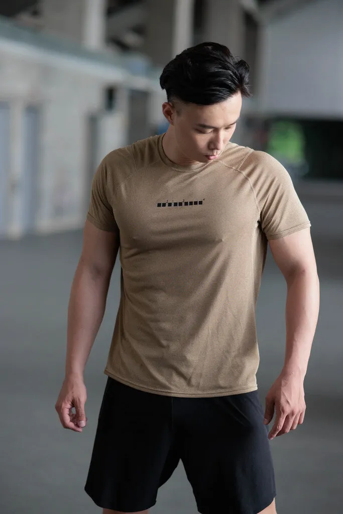 2124Fit Natural Tan Performance Tee