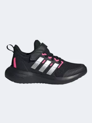 Adidas Fortarun 2.0 Ps-Girls Sportswear Shoes Black/Silver/Pink