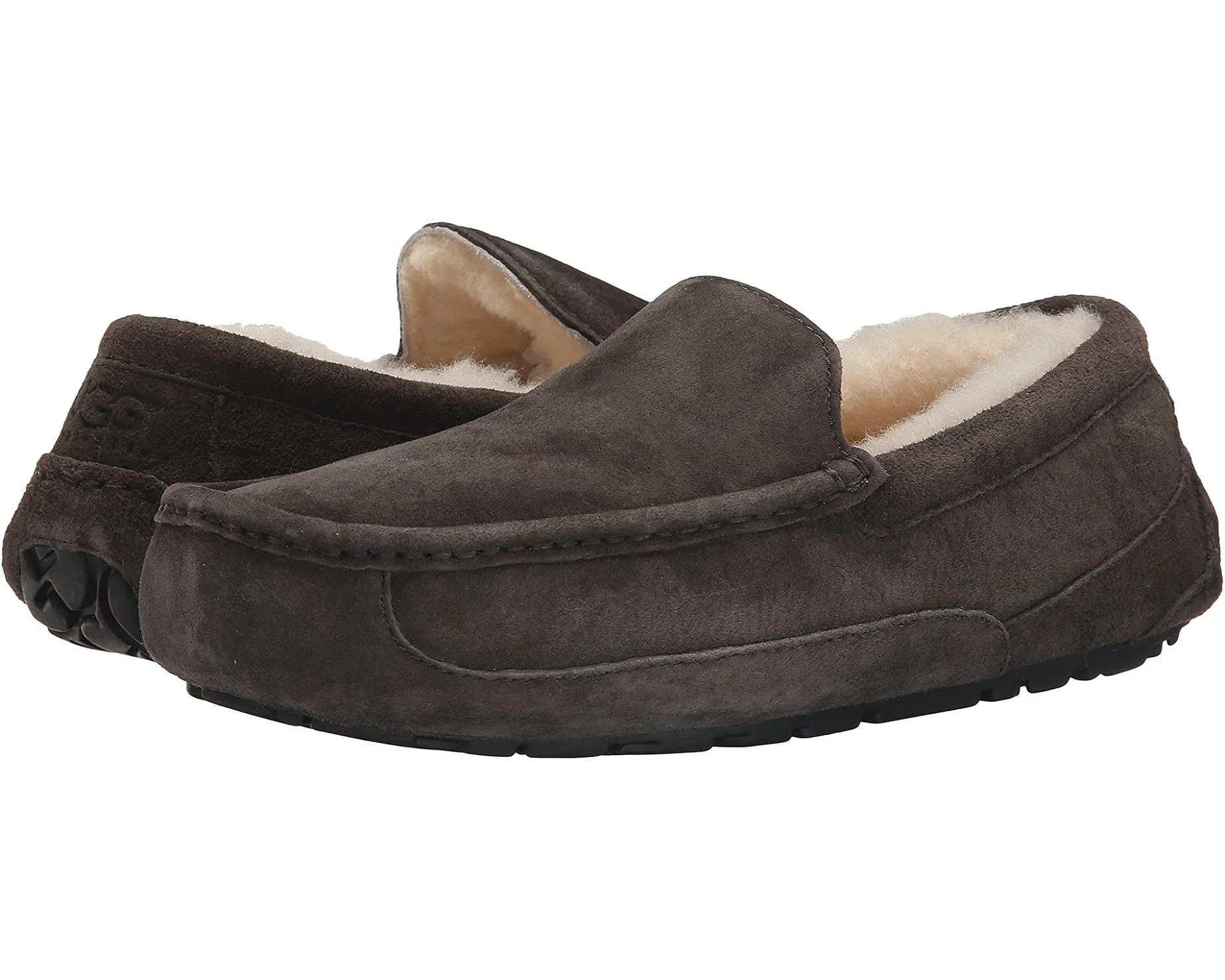 Ascot Slippers - WIDE UGG, Charcoal