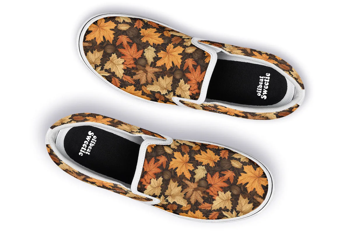 Autumn Leaves Slip Ons