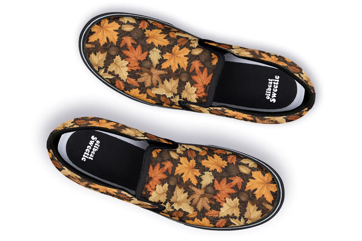 Autumn Leaves Slip Ons