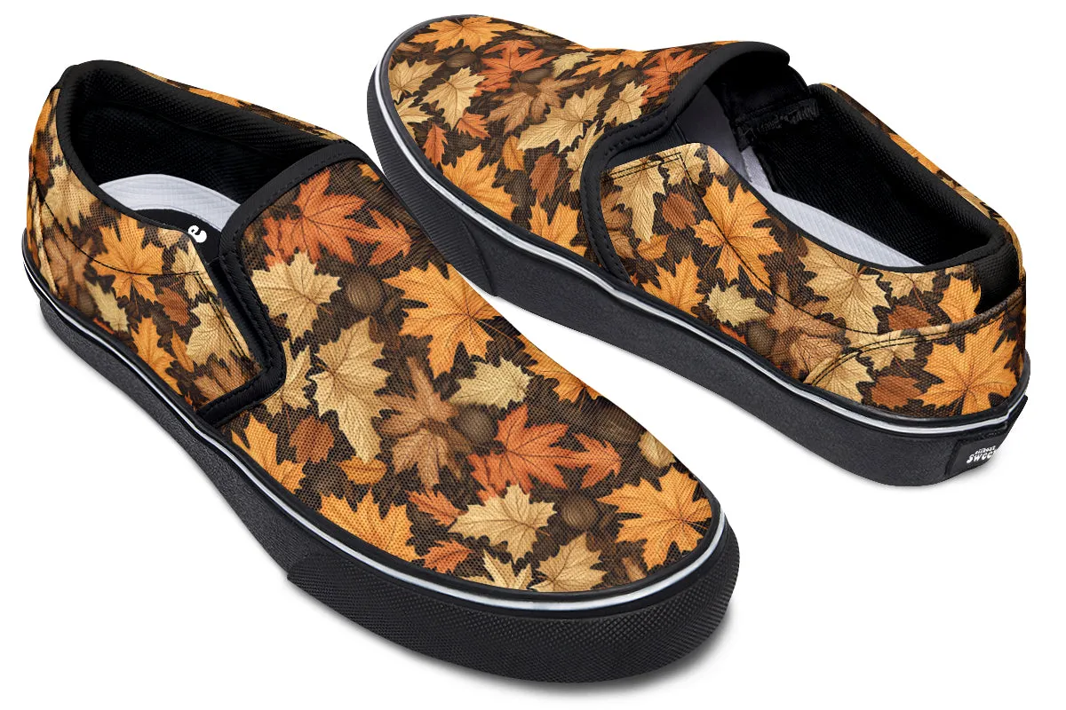 Autumn Leaves Slip Ons