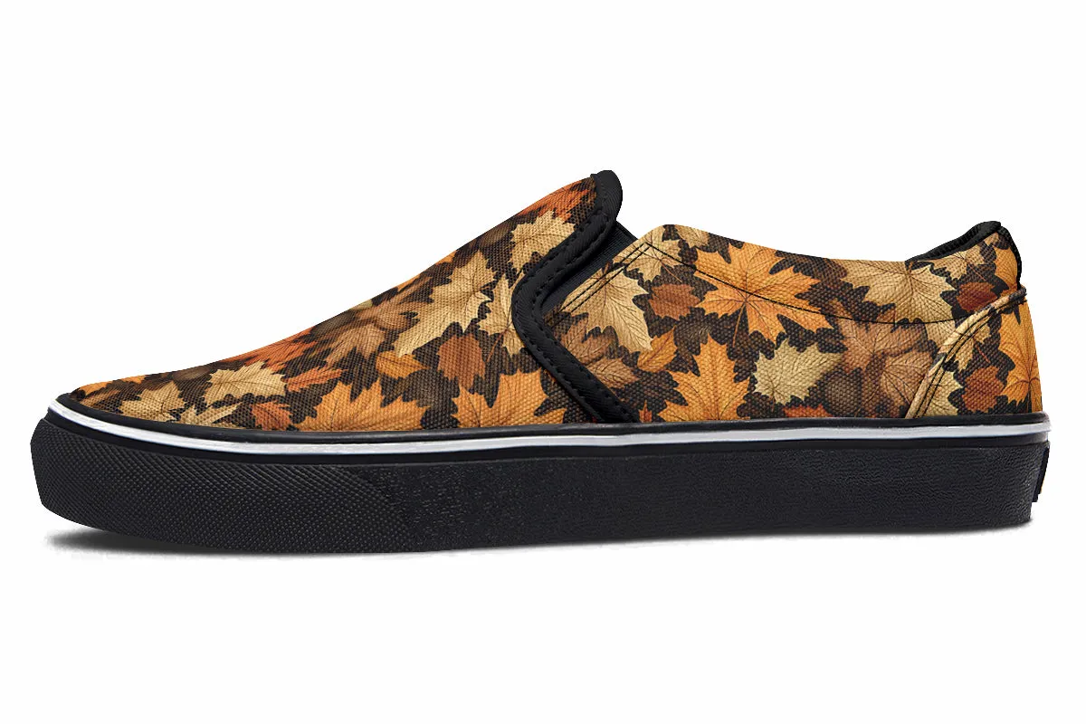 Autumn Leaves Slip Ons