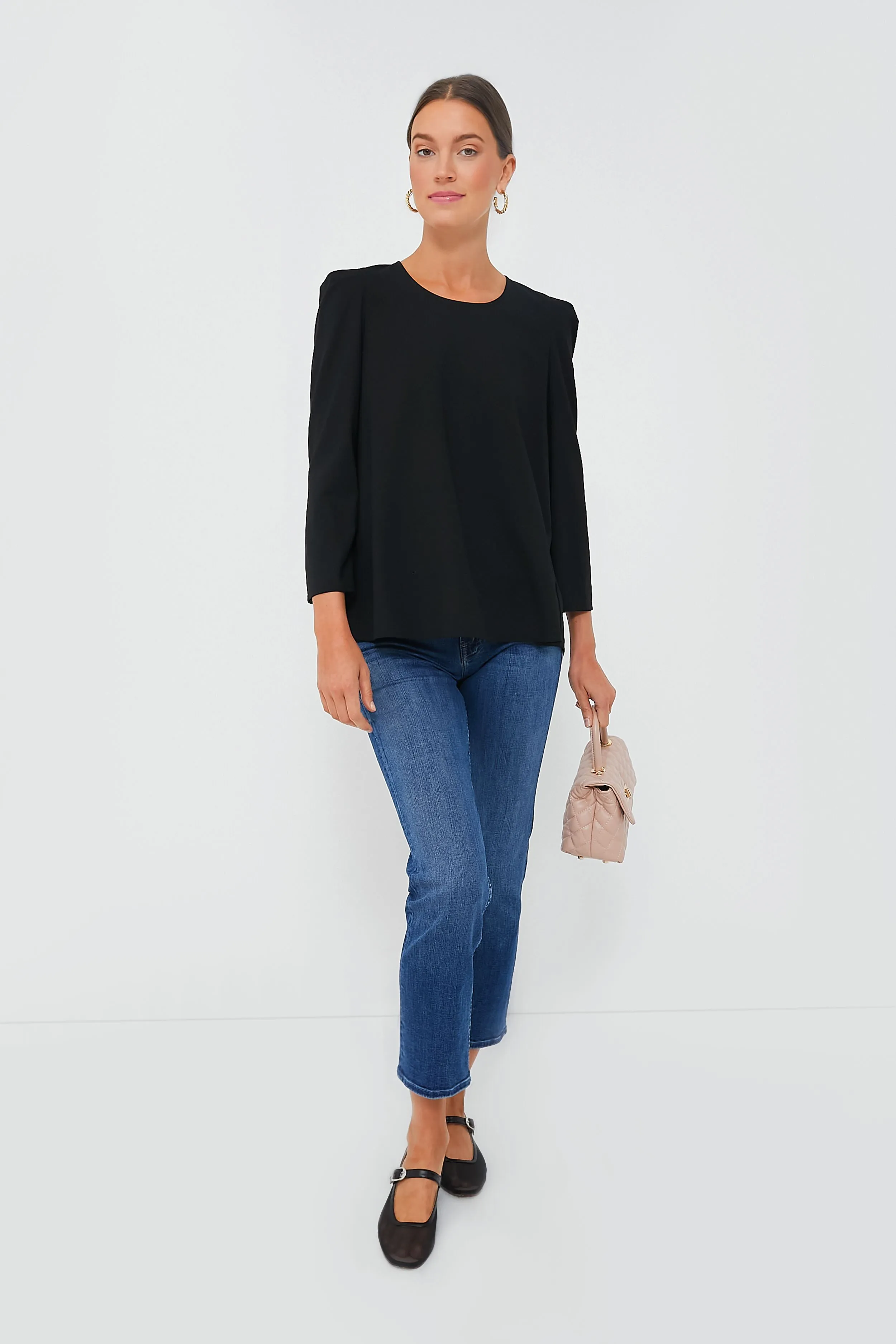 Black Bedford Top