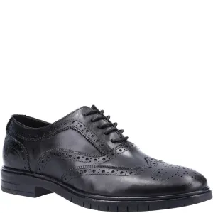 Black Santiago Lace-Up Brogues