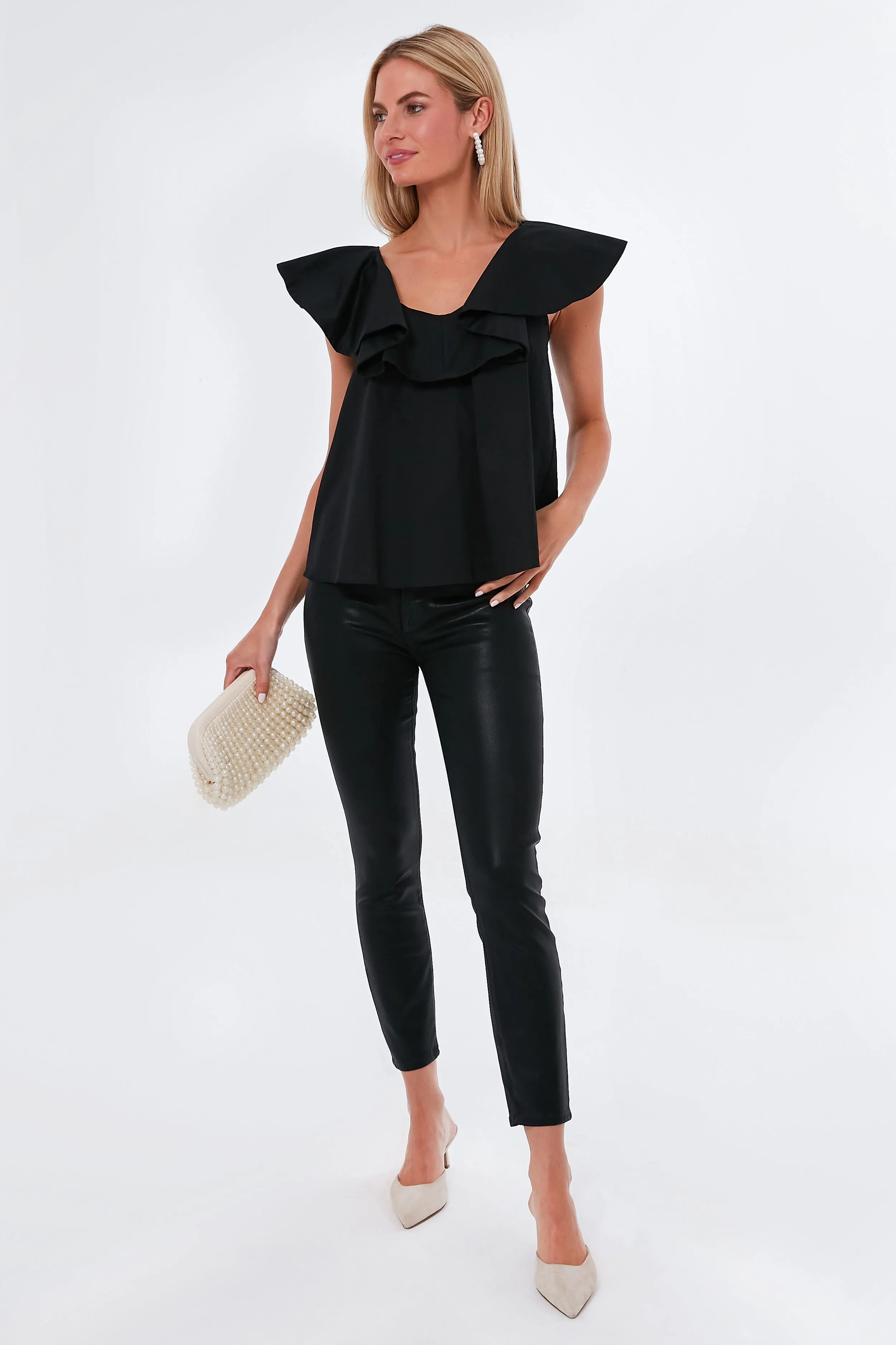 Black Willabe Top