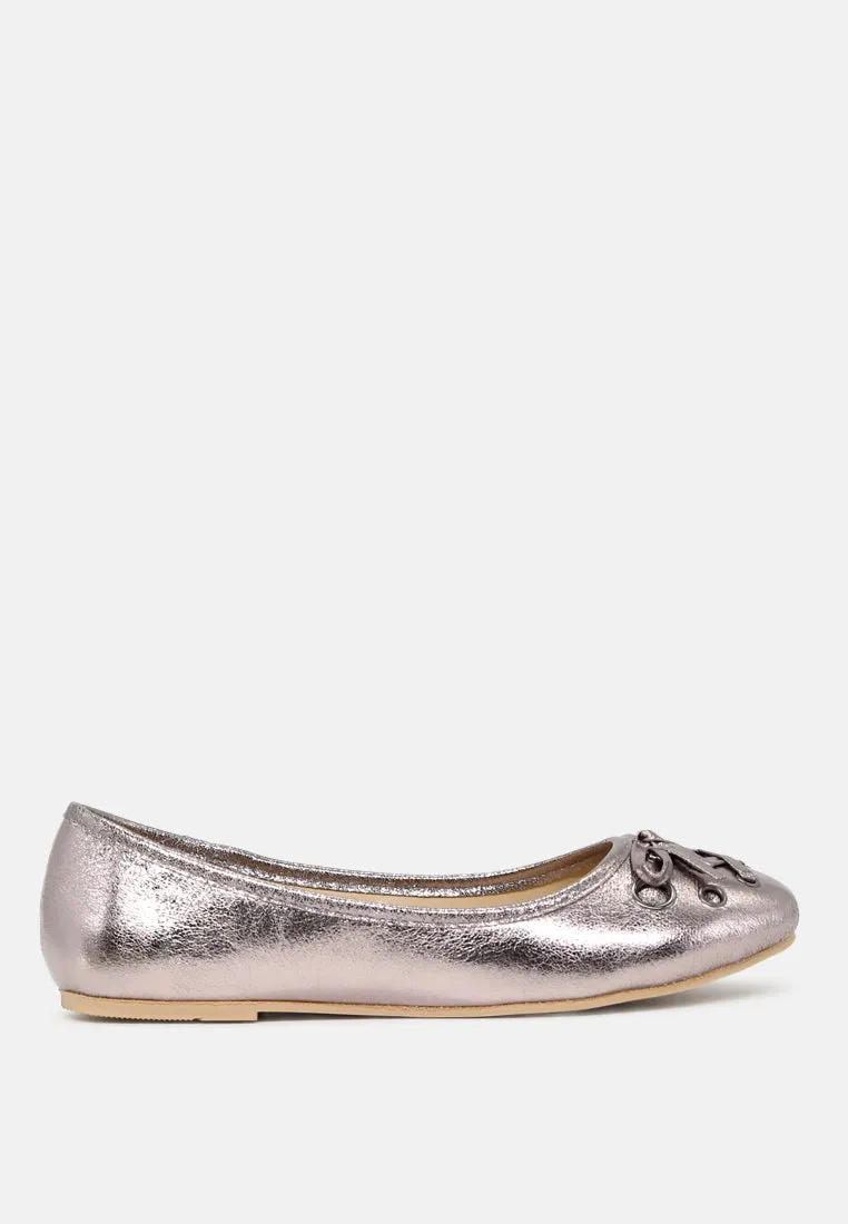 Brittany Ballerina Flats With Bow