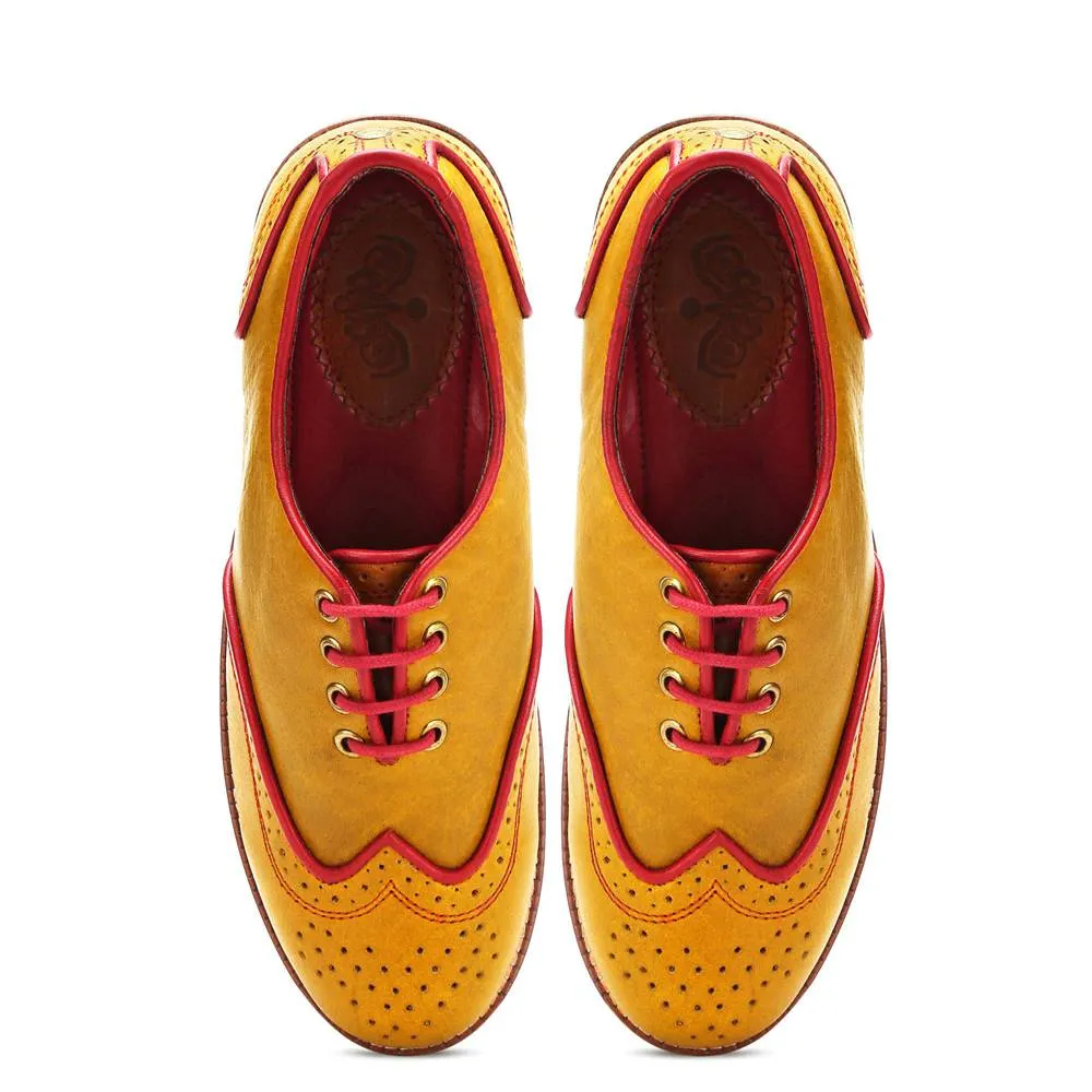 Core Brogue for Women – Mustard (discontinued)