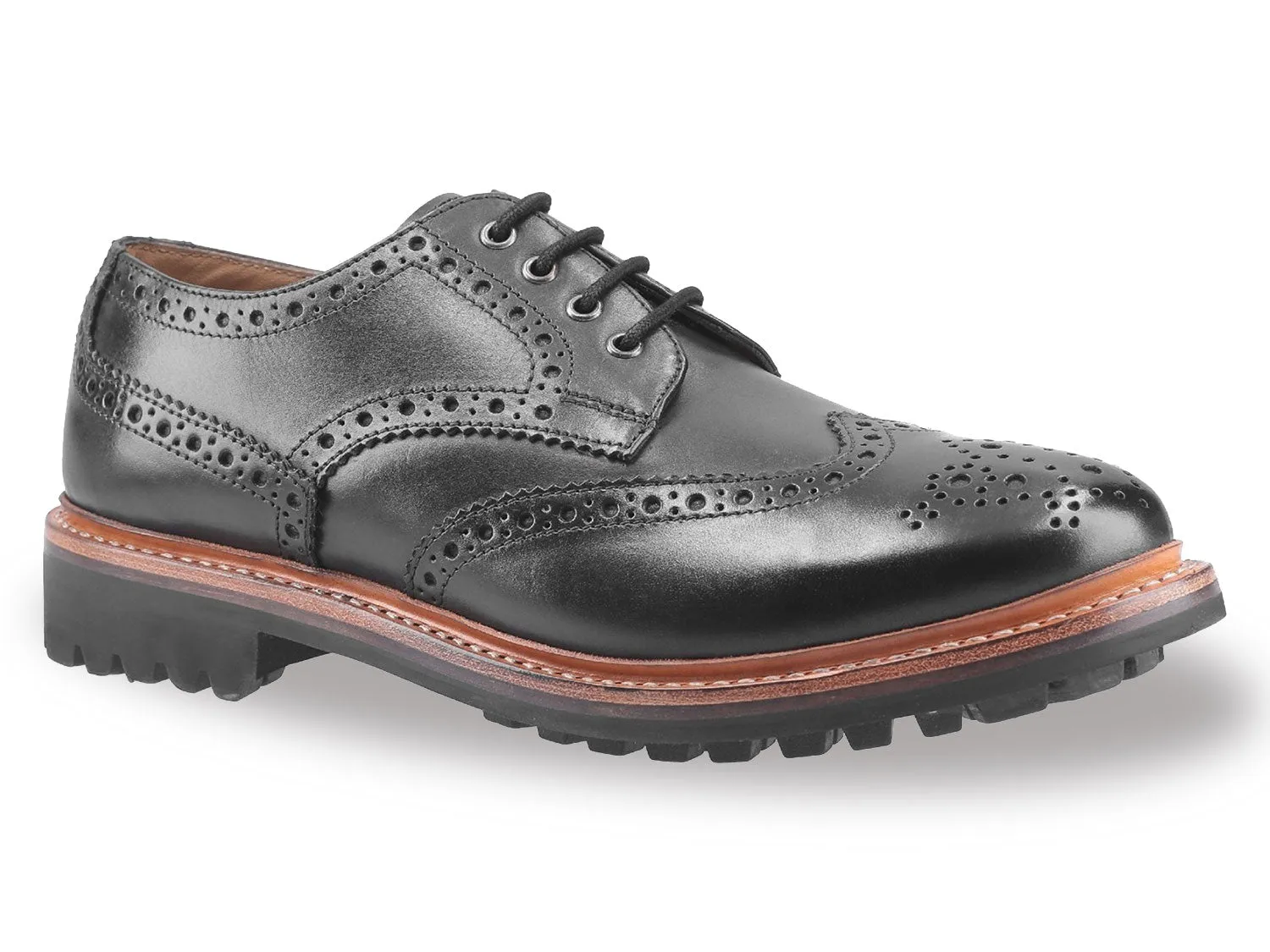 Cotswold Quenington Commando Sole Brogue Shoe