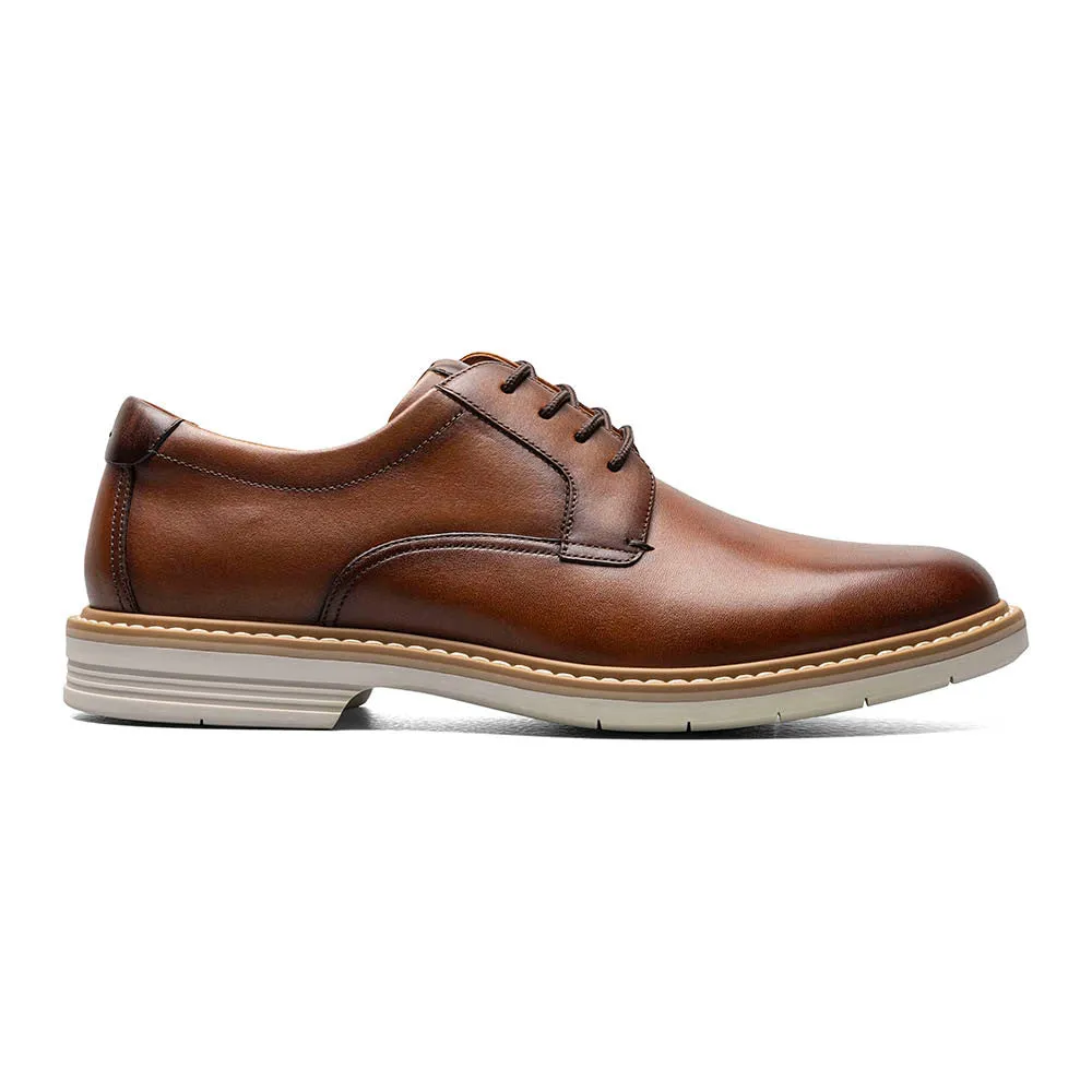 FLORSHEIM Men's Norwalk Plain Toe Cognac Oxford Shoe