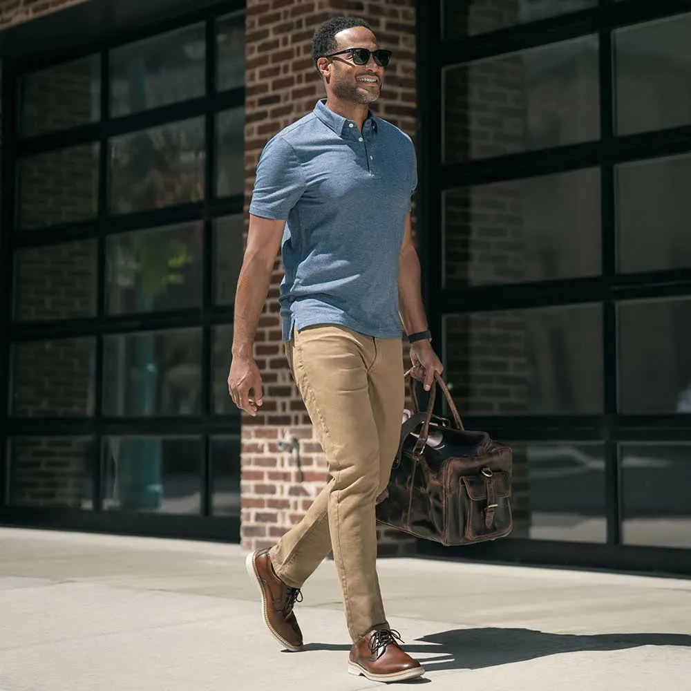 FLORSHEIM Men's Norwalk Plain Toe Cognac Oxford Shoe