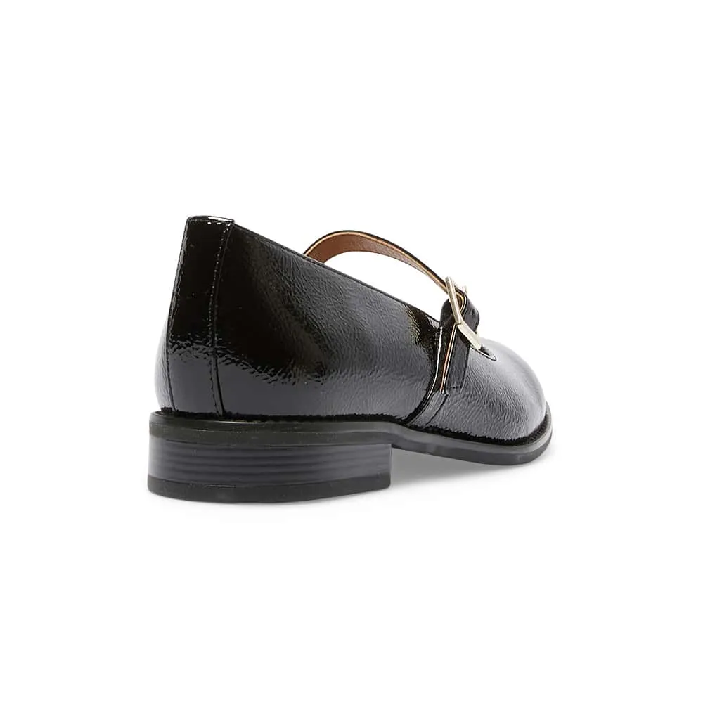 Gabriel Flat in Black Patent