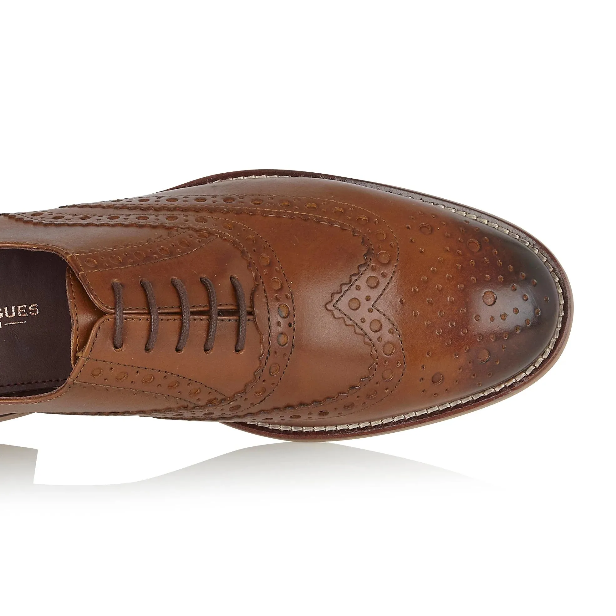 Gatsby Junior Brogue Chestnut