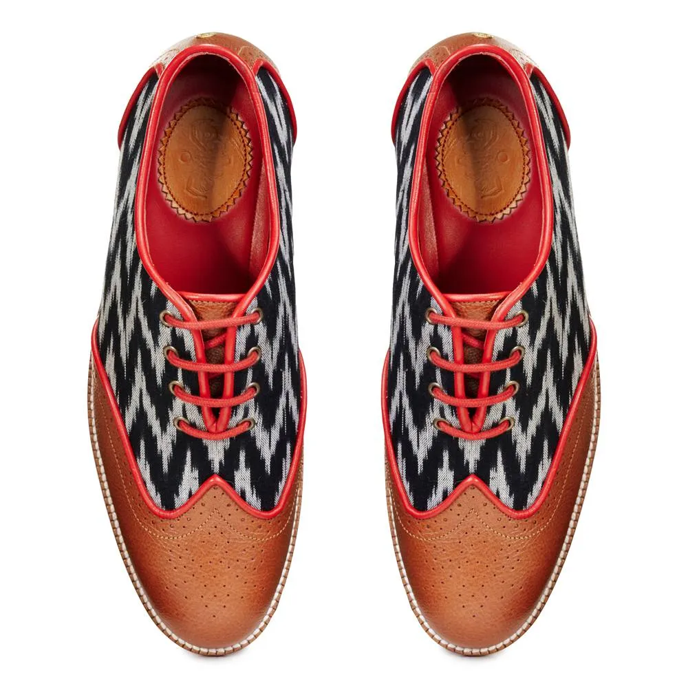 Ikat Brogues Men – Cedar