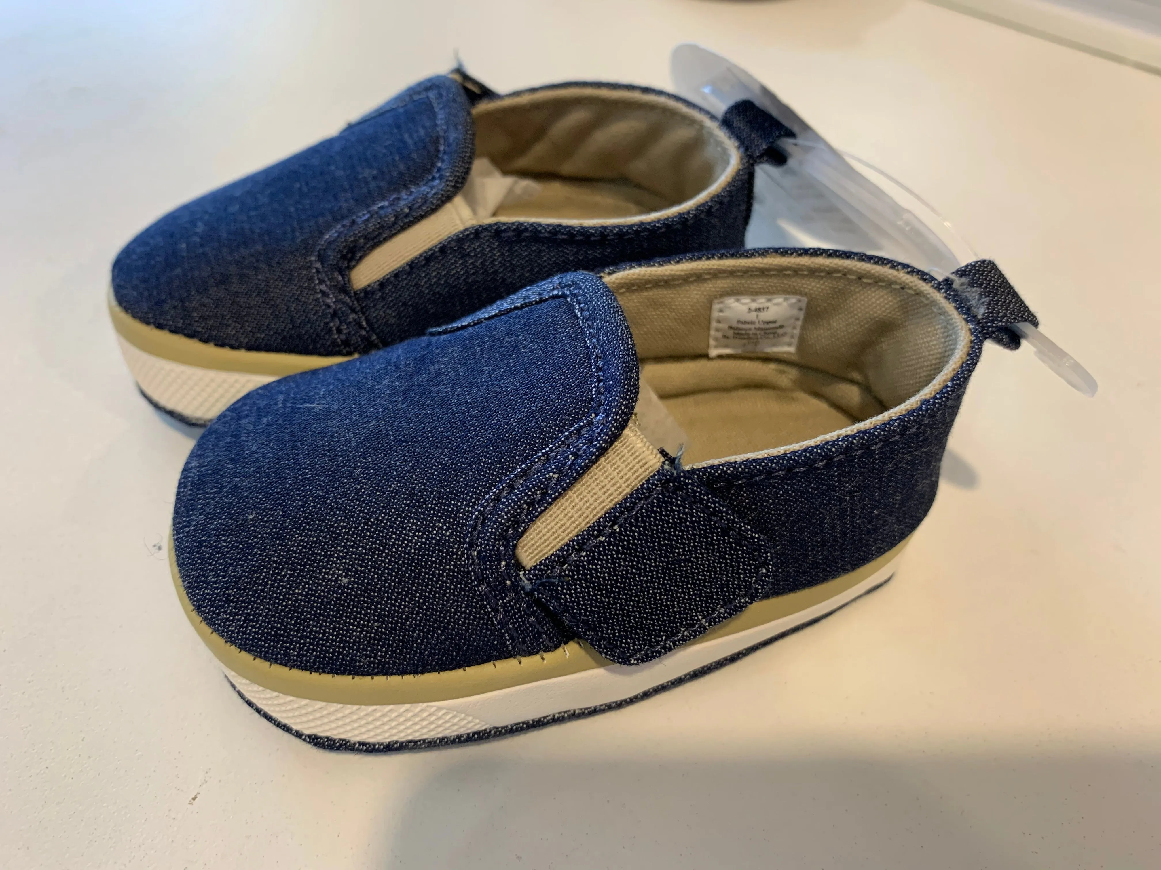 Infant Denim Slip On Shoes |  Baby Deer