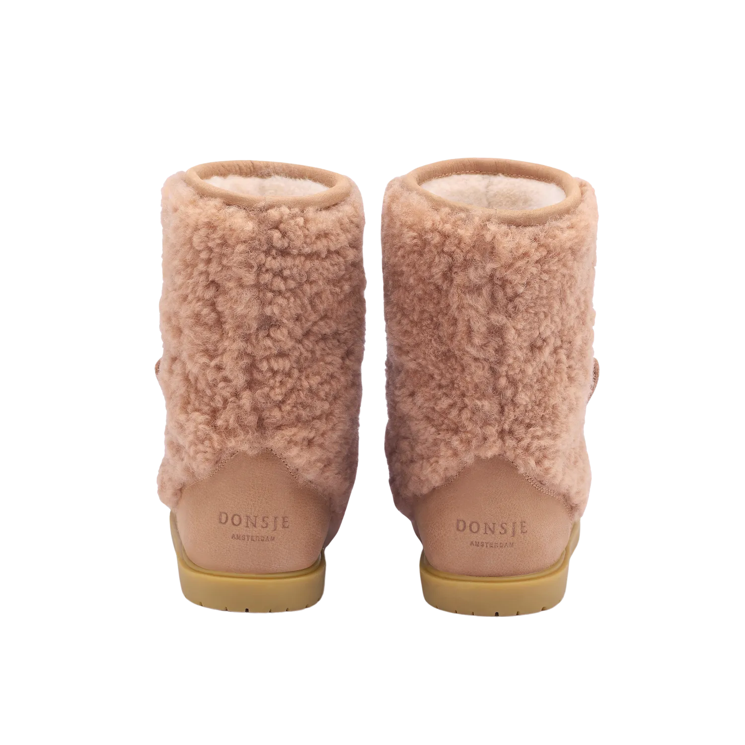 Irfi Boots | Pink Alpaca | Vintage Pink Sheep Wool