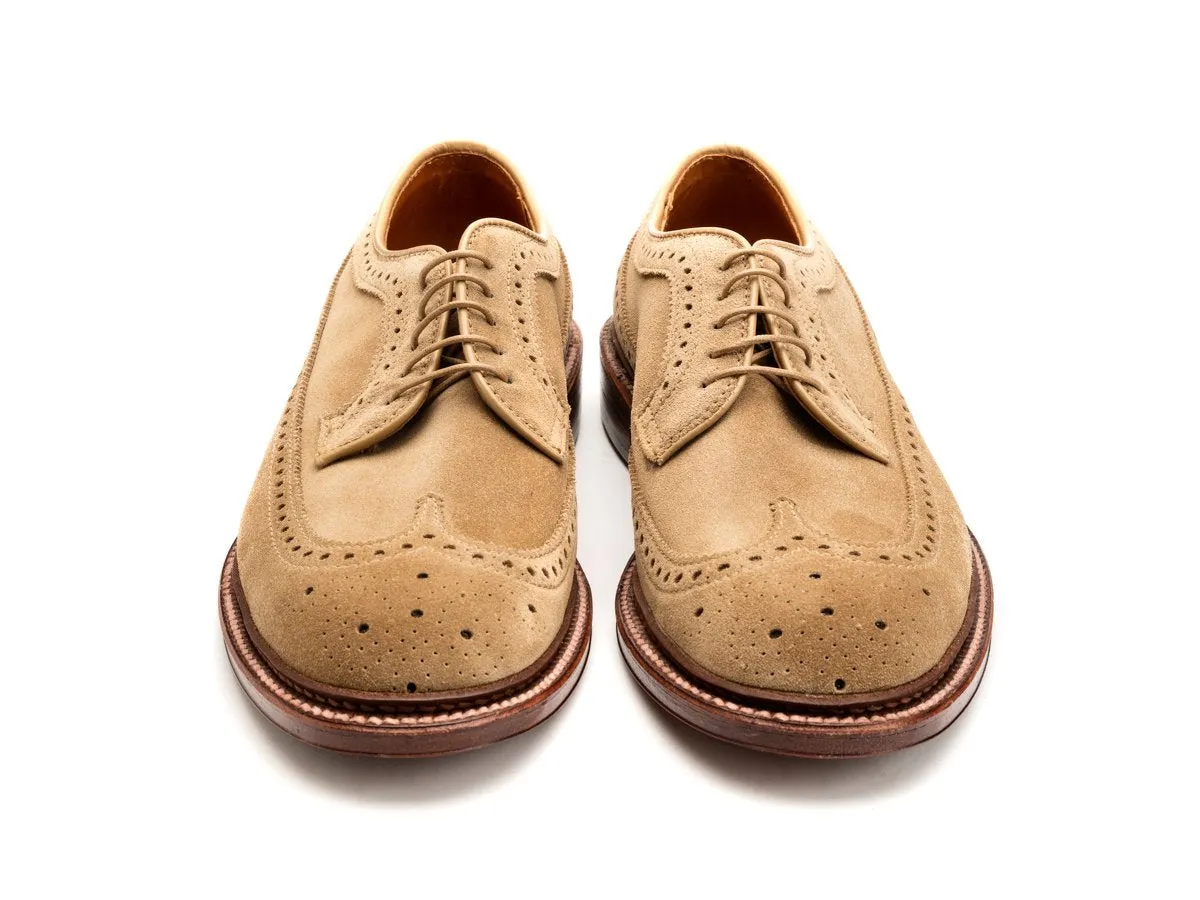 Longwing Blucher Tan Suede E-width