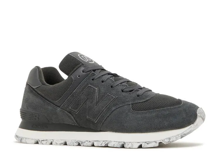 New Balance 574 RUGGED 'BLACK MARBLE SOLE' sneakers, black