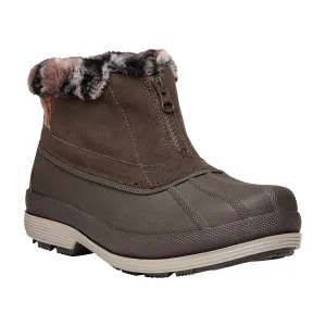 Propet Women Lumi Ankle Zip WBX012S - Insulated Waterproof Winter Booties -Brown