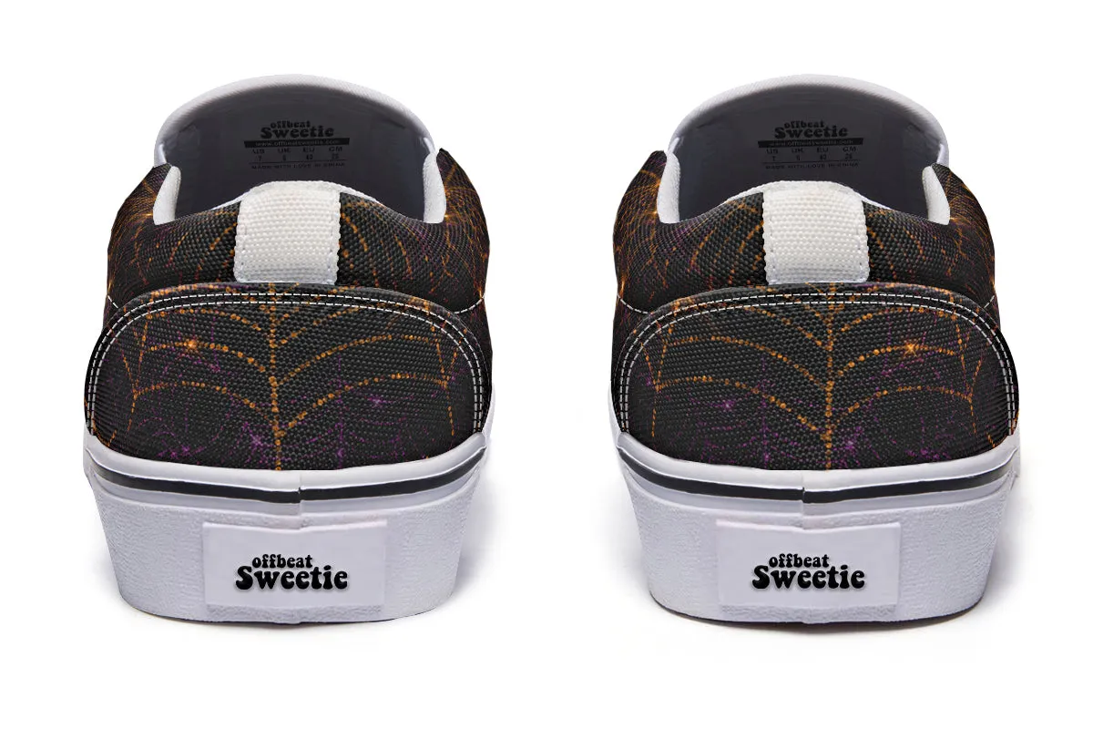 Spiderweb Slip Ons