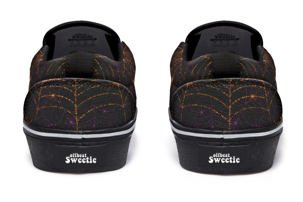 Spiderweb Slip Ons