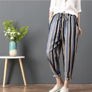 Vintage Striped Trousers