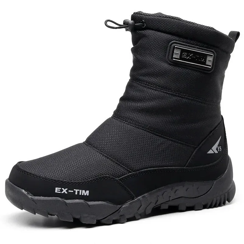 Warm Outdoor Boots Waterproof Wear Resistant Anti Slip Ankle Length