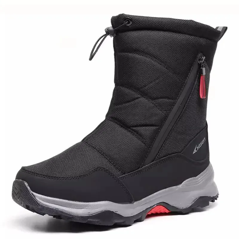 Warm Outdoor Boots Waterproof Wear Resistant Anti Slip Ankle Length