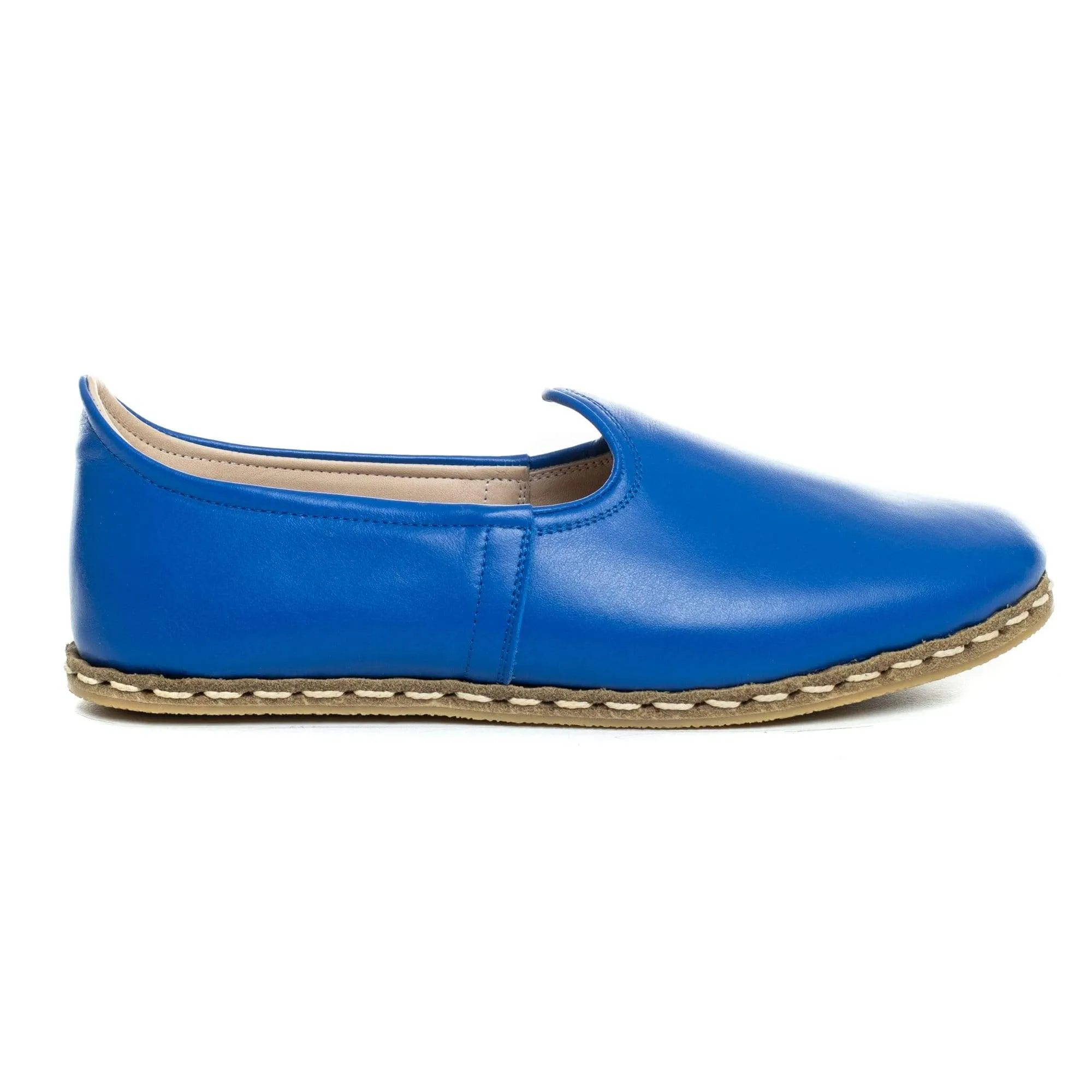 Women's Blue Slip On Shoes