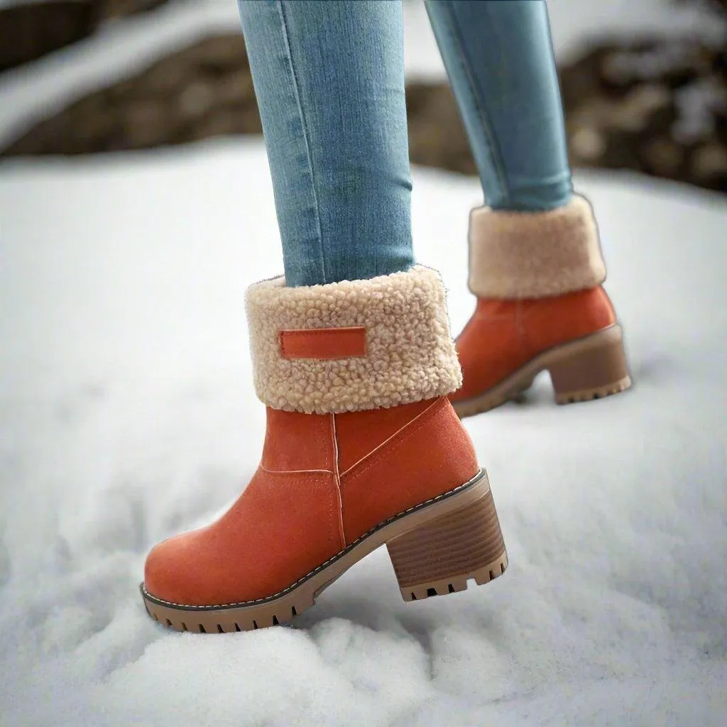 Women's Winter Boots with Fur for Warm Toes