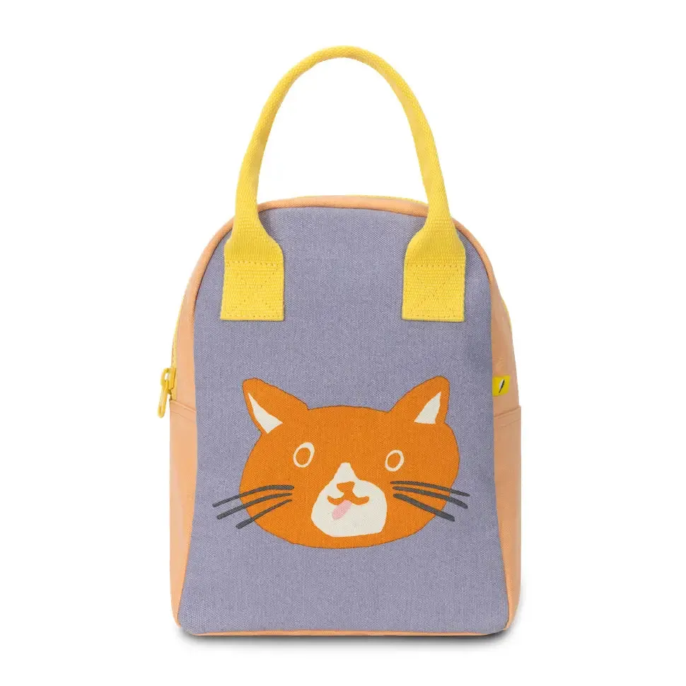 Zipper Lunch Bag - Cat